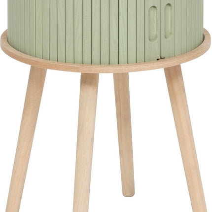 Atmosphera Nysos Nachtkastje met 2 deuren - Ø40xH54cm - Patinagroen