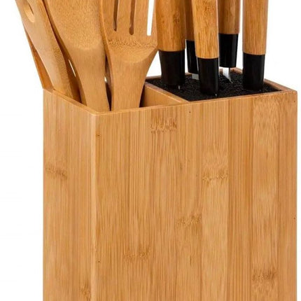 Set Messen en Keukengerei - Bamboe - 11 Stuks