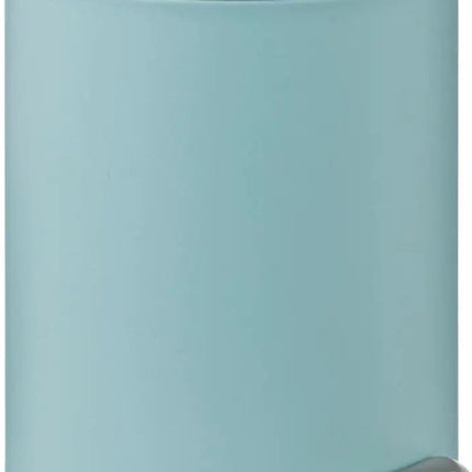 5Five kleine pedaalemmer - metaal - ijsblauw - 3L - 16 x 25 cm - Badkamer - Badkamer/toilet