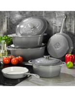 Kinghoff 1521 - gietijzeren braadpan - Ø24 cm - 4L - grijs - emaille
