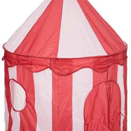 Atmosphera Circus speeltent voor kinderen - D100 x H135 cm - rood/wit - speelhuisjes