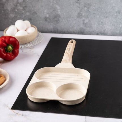 Klausberg 7818 - pan voor Eieren - burgers - pannenkoeken - Creme - Anti-aanbakpan