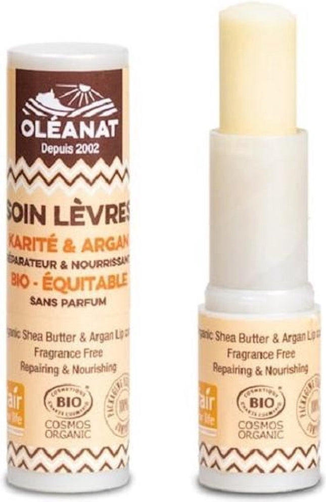 Oleanat Shea Butter & Argan Vegan Lippenbalsem BIO