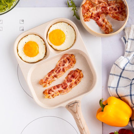 Klausberg 7829 - Pan voor Eieren - burgers - pannenkoeken - Creme - Anti-aanbakpan