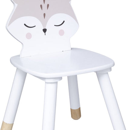 Atmosphera For Kids- Kinderstoel- Vos- Gemaakt van Hout-28 x 28 x 52.5 cm