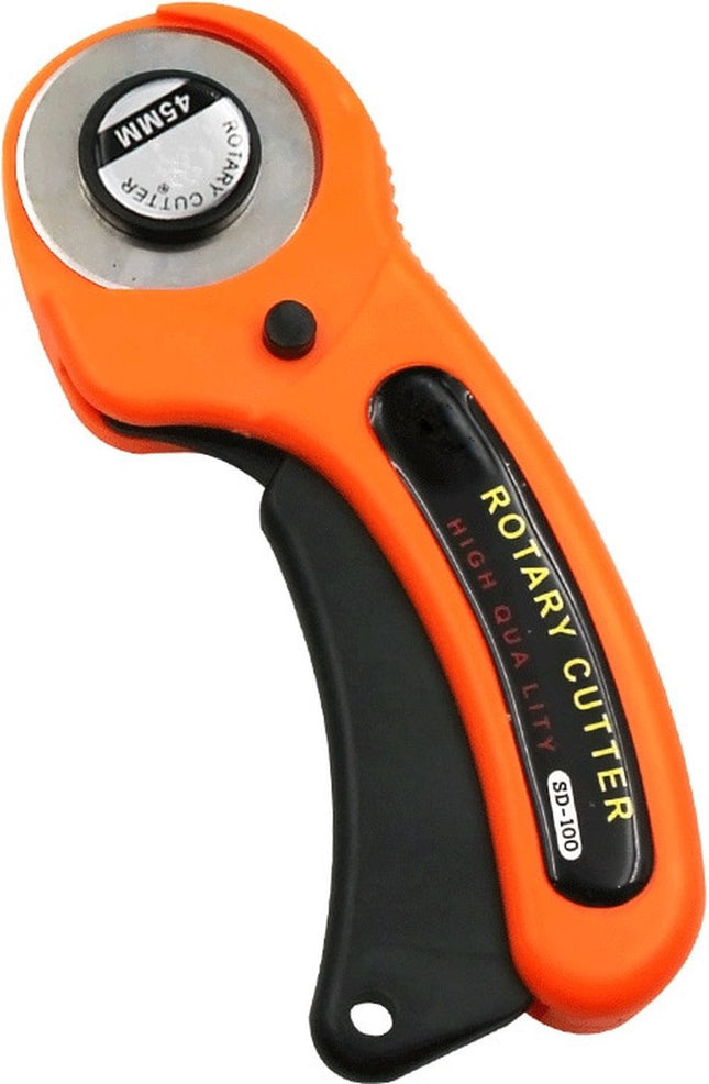 Stofsnijder - Rolmes – Stofschaar – Stof Snijder Roller – Rolmes 45 mm – Comfort – Rolmes stof – Naaien – Naaiset – Rolmes Voor Stof – Rolmessen – Snijmes – Met veiligheidssluiting