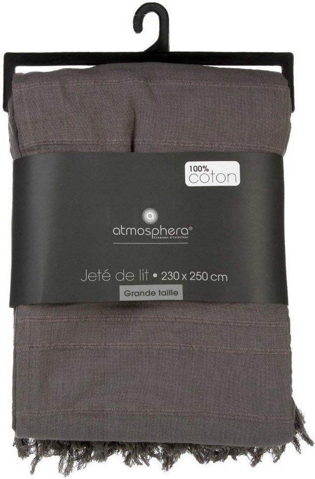 Multifunctionele sjaal Atmosphera Grijs (230 x 250 cm)