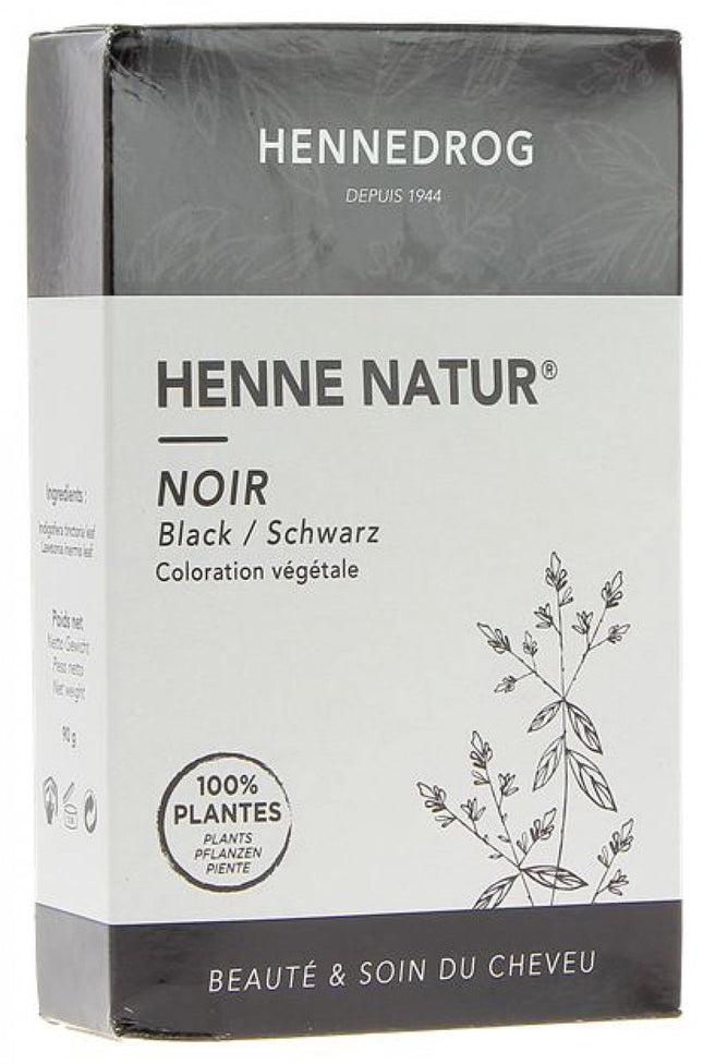 Henne Natur Black 100% Plantaardige Henna Haarverf Zonder PPD, PTD, Ammonia, Ammoniak, Peroxide, Waterstofperoxide etc. 90g