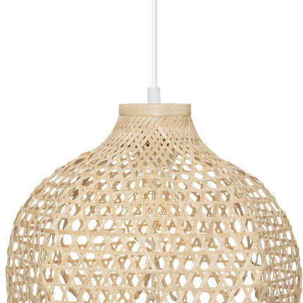 Atmosphera Kids kinderlamp / Hanglamp bamboe - Dia 28 cm