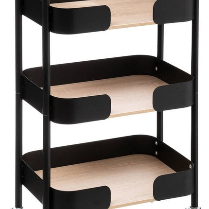 5Five Opbergtrolley 3 niveaus - Blackwood