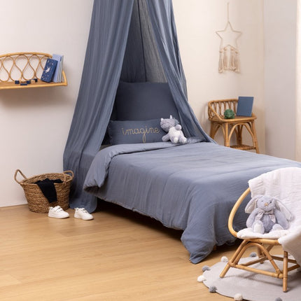 Atmosphera Kids Klamboe/ Bedhemel - Katoen - Blauw