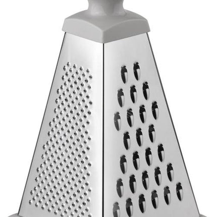 Kinghoff 4-Zijdes Rasp Piramide - Multifunctionele Rasp met 4 Verschillende Raspvlakken - 21 cm - Rasp, Fijn Raspen, Zesten en Snijden - KH-1988