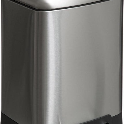 5Five - Prullenbak - Vuilnisemmer - 6L - Pedaalemmer - Geruisloos - inox