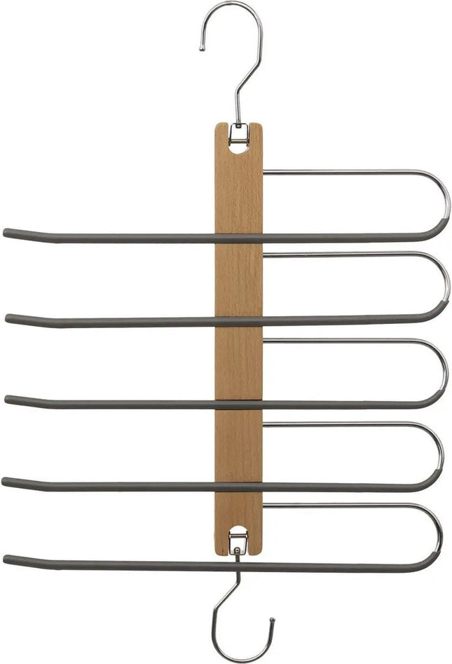 Five Kledingkast - 5 broeken - 33 x 49 cm - kleerhangers/broekhangers