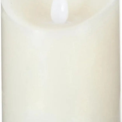 Led stompkaarsen set - 2x stuks - Warm licht - 10 en 20 cm