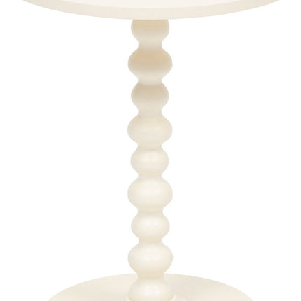 Atmosphera Alix bijzettafel Ø38xH50cm - Ivoor