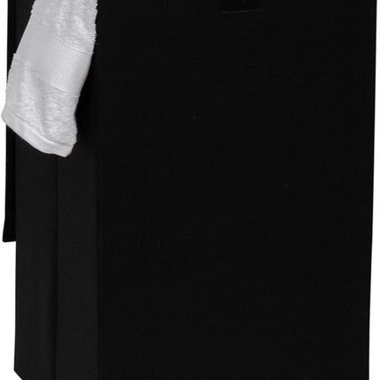 5Five Eureka sorteer wasmand - 74 liter - beige - 37 x 37 x 60 cm - MDF/Polyester stof - met afsluitklep