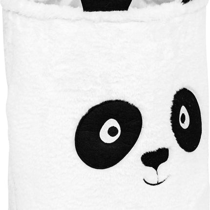 Atmosphera Panda Opvouwbare Mand - Opberger - Ø35xH40cm - Zwart/Wit