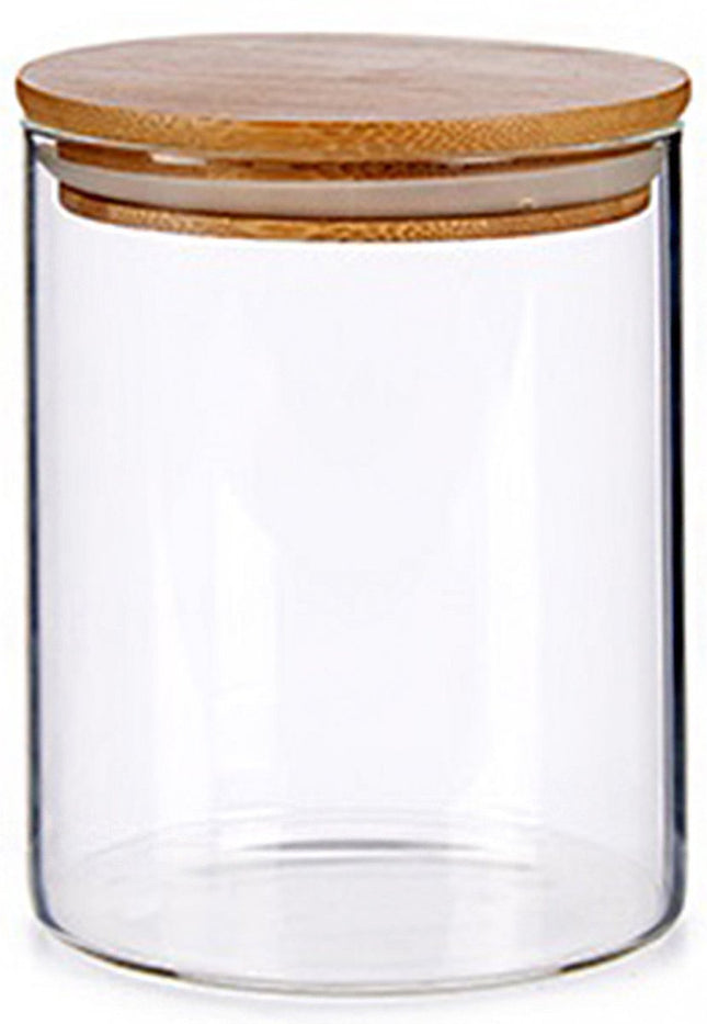 Glazen luxe keuken voorraadpot/voorraadbus 870 ml- Voorraadbussen met luchtdichte deksel - Afmeting: 10 x 12.5 cm