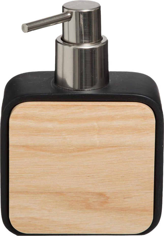 Five® - Zeepdispenser - Zeeppompje - Zwart -  Polystone