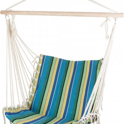 Braziliaanse hangmat hangende fauteuil - Schommelstoel - Bohemien - Beach vices - Binnen/Buiten - Rugleuning: 53cm x 62cm