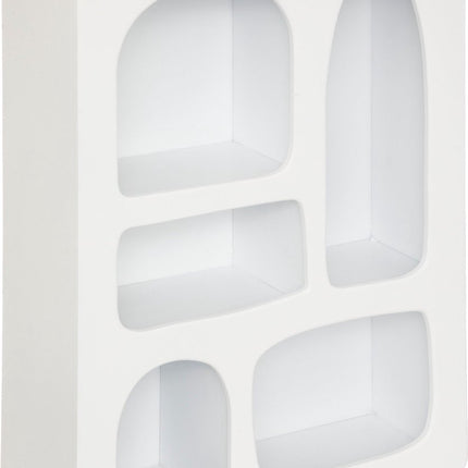 Atmosphera Wandplank Rivi - Wit - 45 x 65 cm