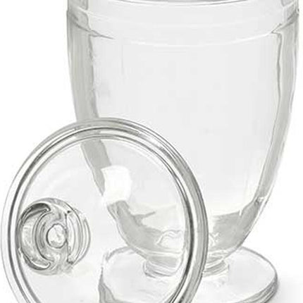 Vivalto Snoeppot/voorraadpot Candy Box - Bonbonniere - glas - met luchtdichte deksel - D12 x H24 cm - Koektrommel