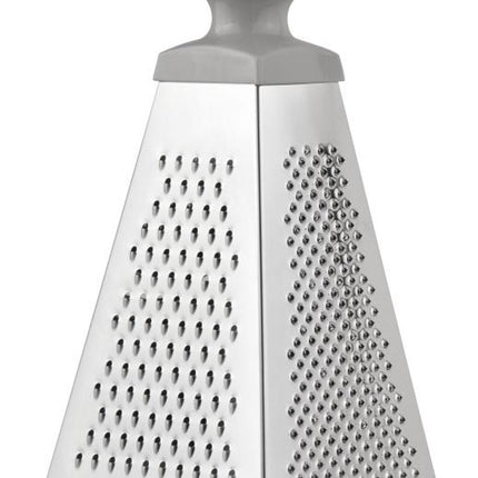 Kinghoff 4-Zijdes Rasp Piramide - Multifunctionele Rasp met 4 Verschillende Raspvlakken - 21 cm - Rasp, Fijn Raspen, Zesten en Snijden - KH-1988