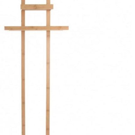 5Five Kledingrek Dressboy - Colbert/jas hanger - staand model - bamboe hout - lichtbruin - 44 x 22 x 113 cm