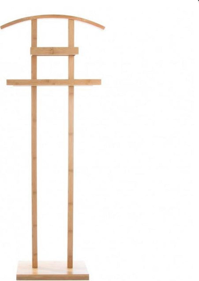 5Five Kledingrek Dressboy - Colbert/jas hanger - staand model - bamboe hout - lichtbruin - 44 x 22 x 113 cm