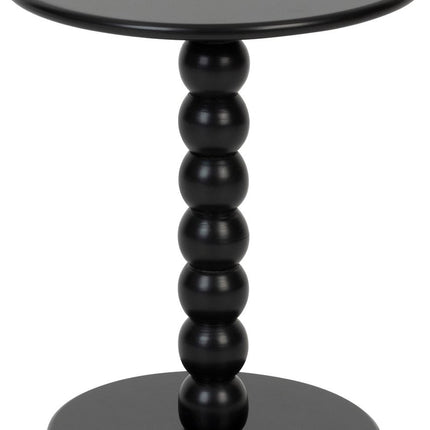 Atmosphera Chamlo bijzettafel Ø38xH47cm - Zwart