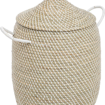 Atmosphera Soleya Stro manden set van 2 stuks Ø39xH58cm - Beige