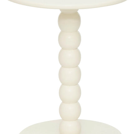Atmosphera Chamlo bijzettafel Ø38xH47cm - Gebroken Wit