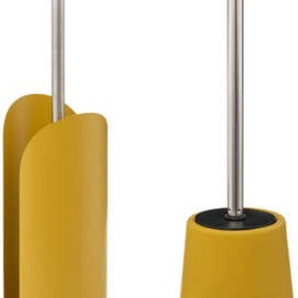 5Five Cocoon Flexibele toilethouder + toiletborstel - Geel