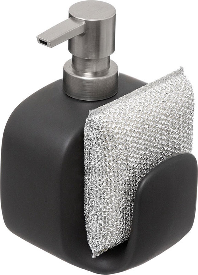 5Five Zeepdispenser van gres met sponshouder