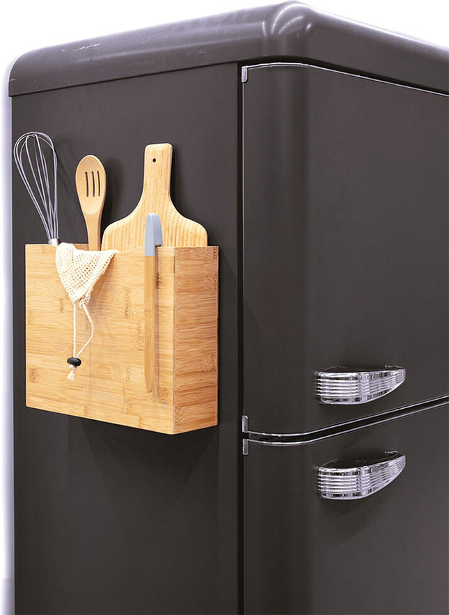 5Five Magnetische bamboe bakjes buitenzijde koelkast