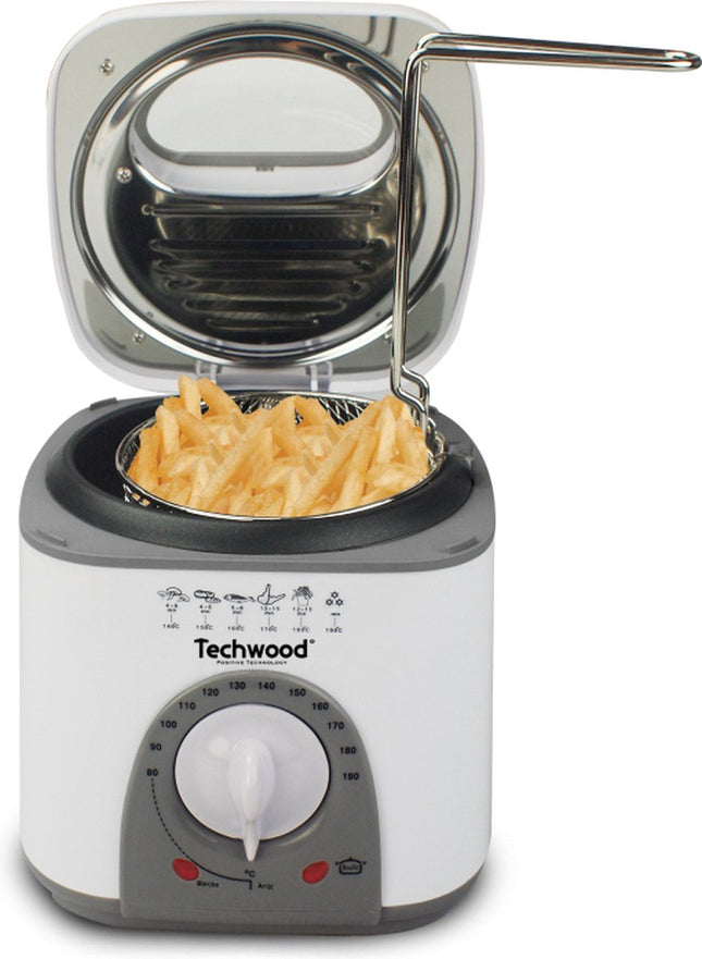 Techwood TFF81 - Mini Frituur- en Fonduepan - 2-in-1