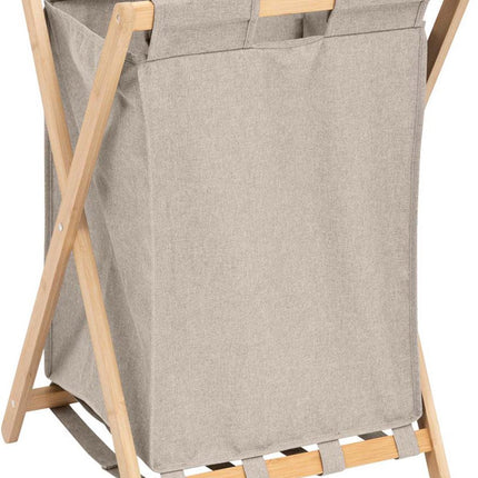5Five Tidybox Opvouwbare Wasmand 50L - 46x36x68cm - Grijs