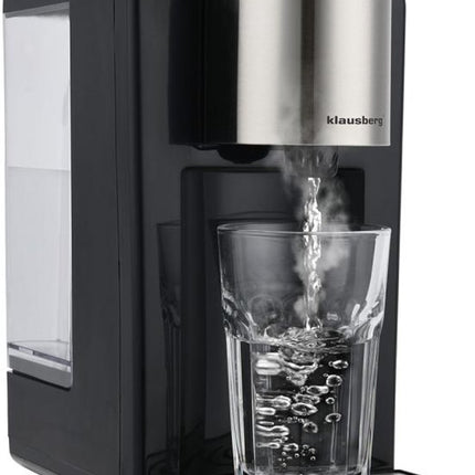 Klausberg KB7878 Hot Water Dispenser – 2,2 Liter – Temperatuurregeling (45-100°C) – Zwart & RVS – 2600W - Heetwaterdispenser