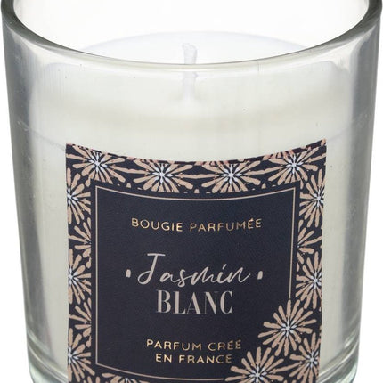 Atmosphera Geurkaars - Jasmijn - Lolita - 26 Branduren - Donkerblauw - 130g - Woondecoratie