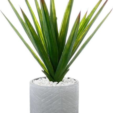 Atmosphera Aloe Vera kunstplant in keramische pot 47 cm - Nepplanten