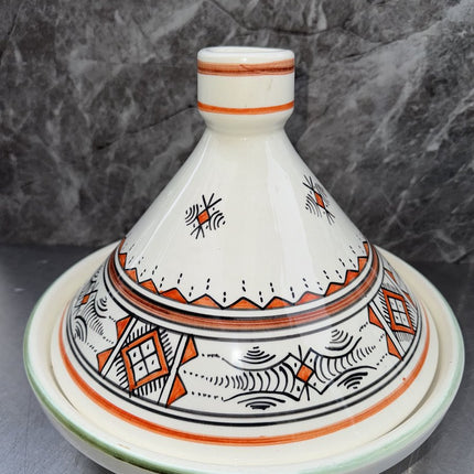 Marokkaanse Originele Tajine - Aardewerk - Ø 26 Cm
