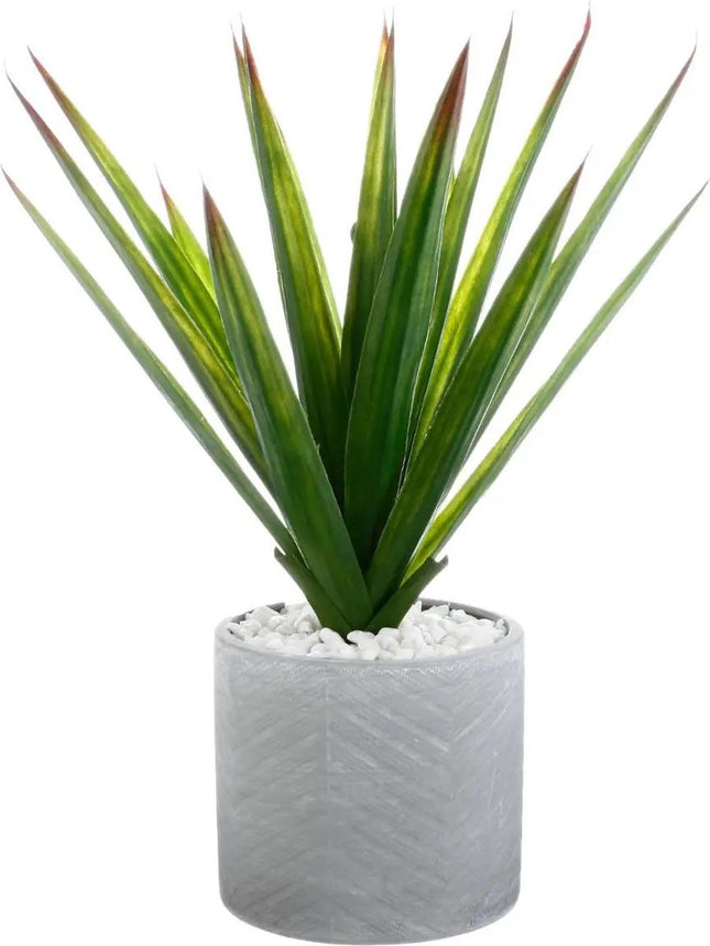 Atmosphera Aloe Vera kunstplant in keramische pot 47 cm - Nepplanten