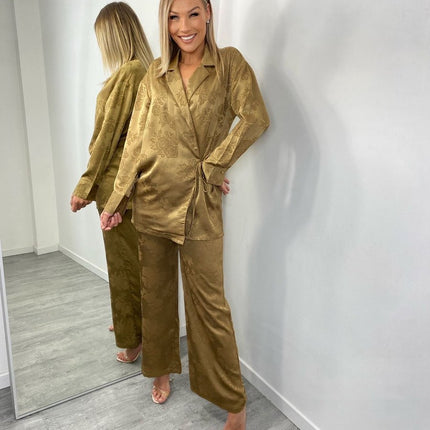 Twinset - Comfy - Dames - Mode - 2 delig - Set - Maat M - Dalia Twinset - Goud