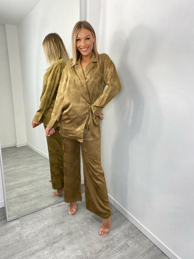 Twinset - Comfy - Dames - Mode - 2 delig - Set - Maat M - Dalia Twinset - Goud