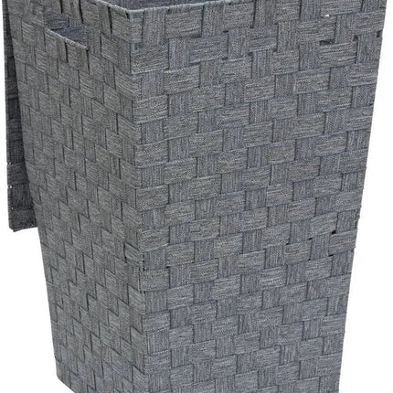 Lise L. Wasmand - Polyester Kledingmand - Grijs - 33 x 33 x 53 cm (LxBxH) - Opbergmand - 50 liter