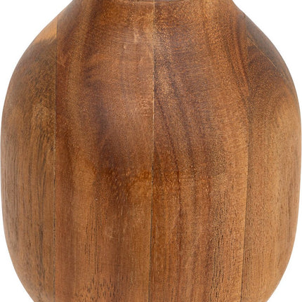 Atmosphera Siera Acacia vaas Ø10xH12cm - Bruin