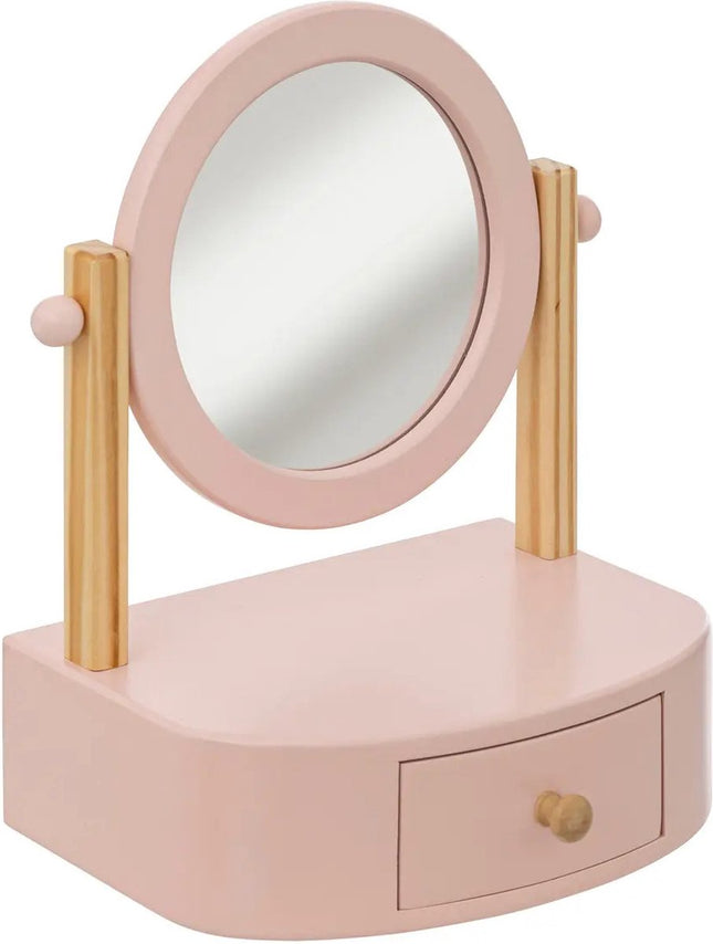 Atmosphera Kids make up spiegel Chary Rose - 22x16cm - Roze