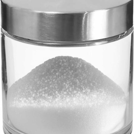 Voorraadbus/voorraadpot 0,75L glas met RVS deksel - 750 ml - Voorraadpotten met luchtdichte deksel