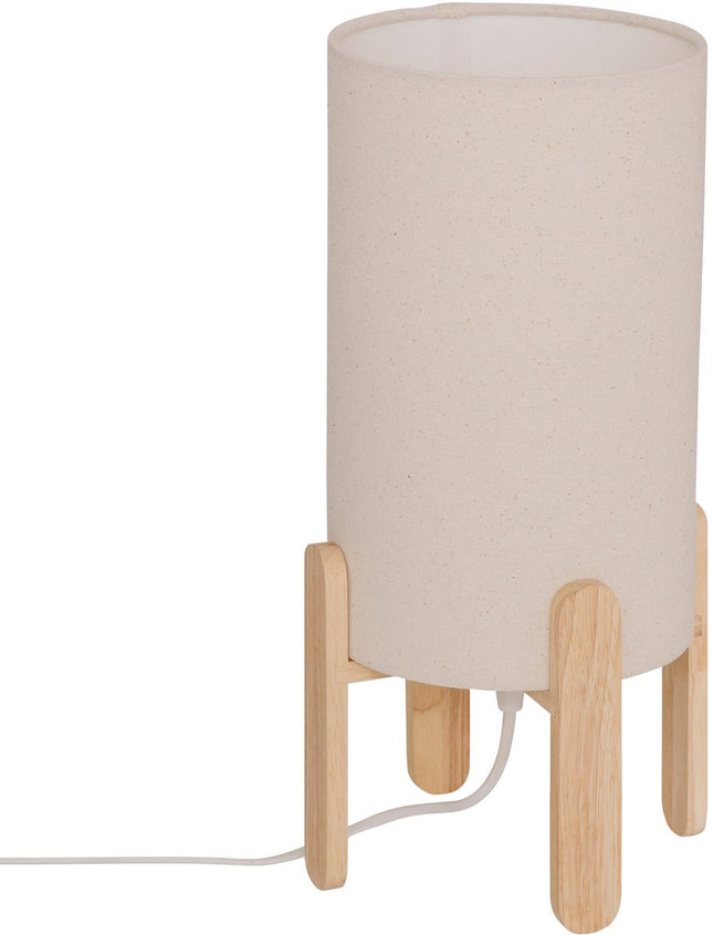 Atmosphera Rafa Tafellamp - Ø18xH37cm - Beige